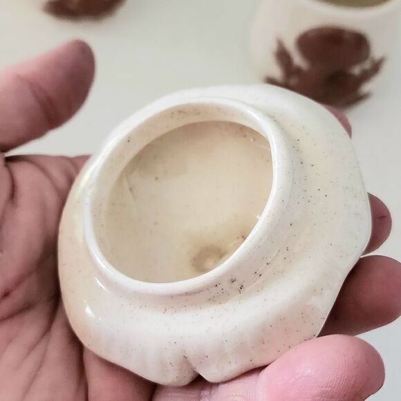 Vintage mushroom cream and sugar - Picture 7 of 11